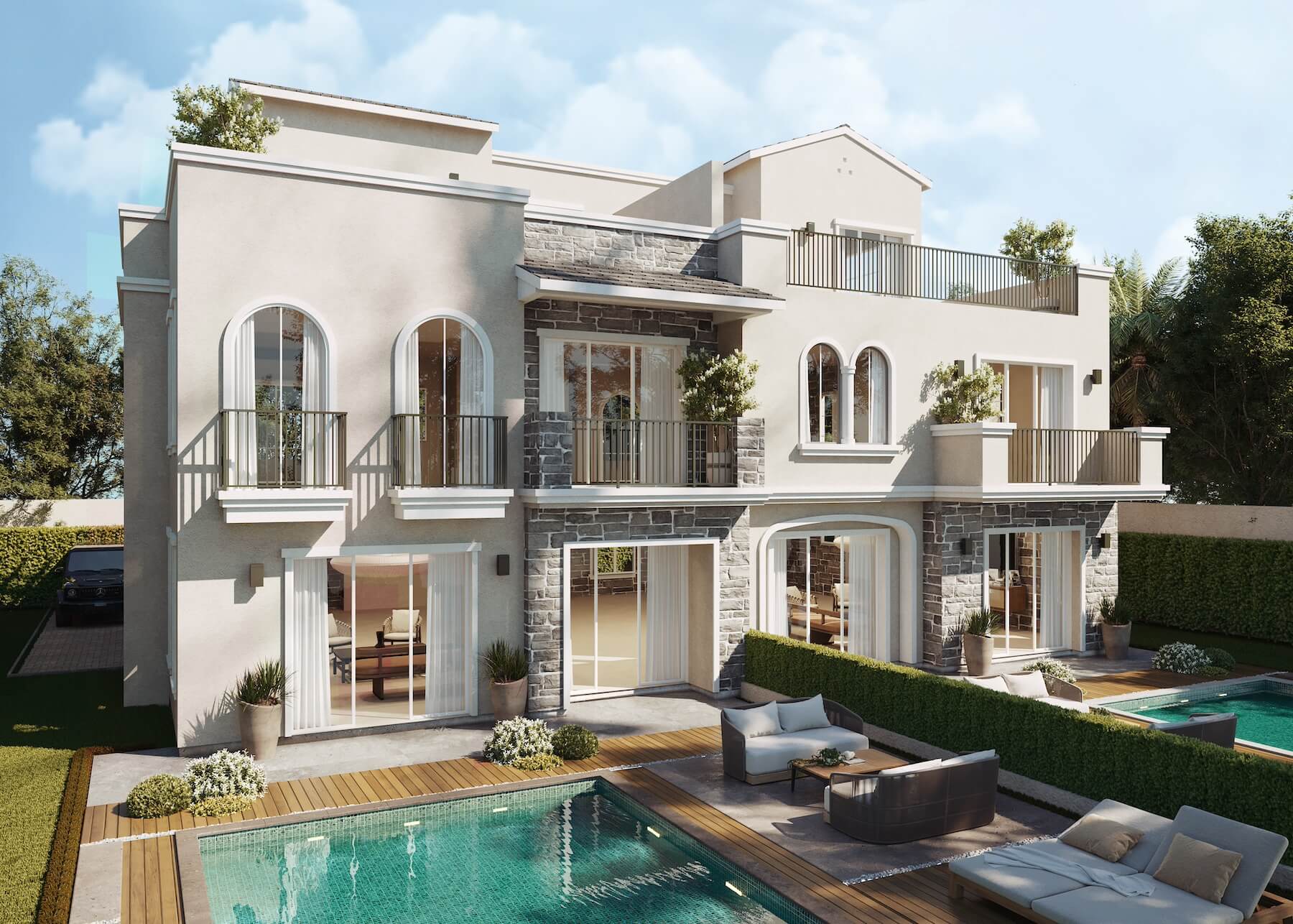 Cred Developments - Projects - Ever New Cairo - Twin House - 1